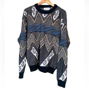 Vintage Graphix sweater with abstract design Crewneck Size XL